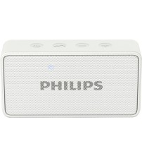 Philips BT64W/94 Bluetooth Speaker, Wireless, Portable, White